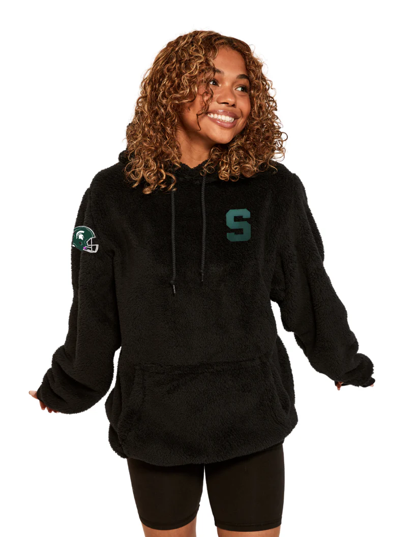 Michigan State University Remix Logo Unisex Hoodie