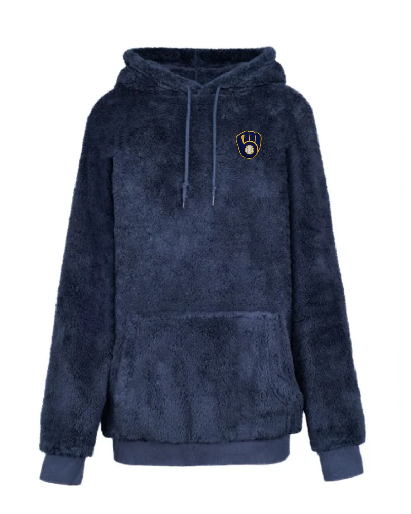 Milwaukee Brewers Unisex Sherpa Hoodie - Image 4