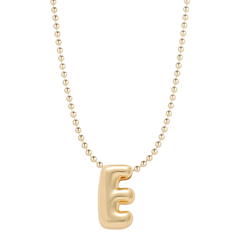 Leo & Luca by Hara Mini Balloon Initial Necklace - Image 15