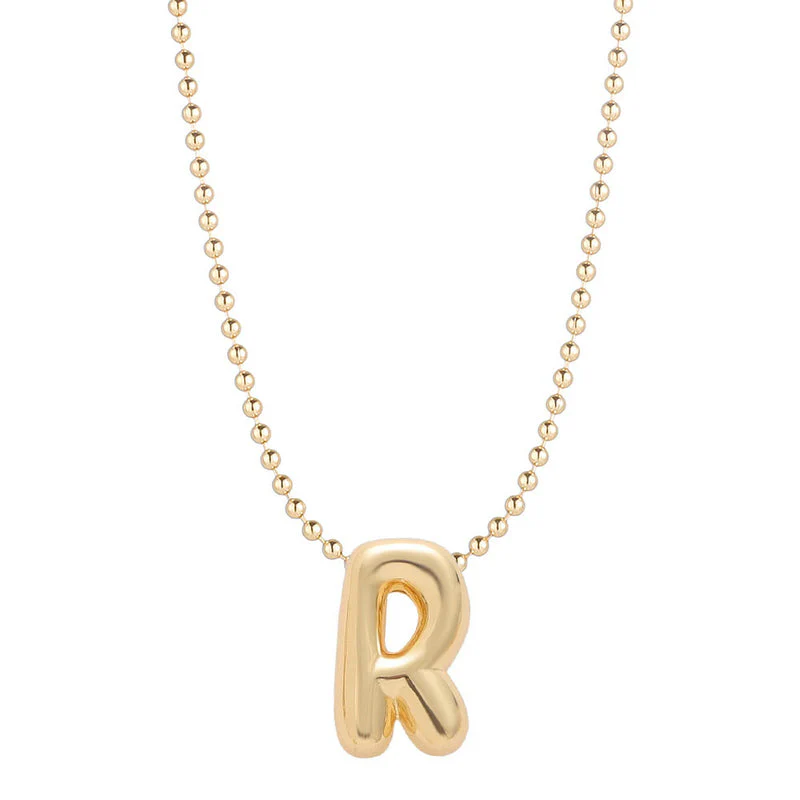 Leo & Luca by Hara Mini Balloon Initial Necklace - Image 28