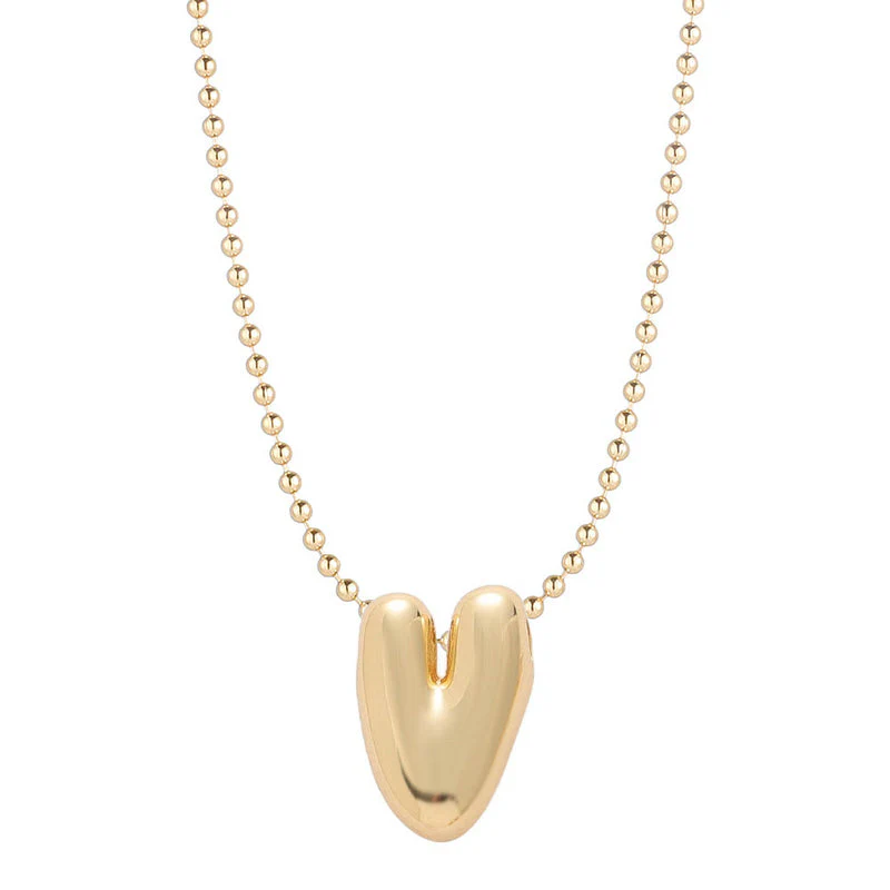 Leo & Luca by Hara Mini Balloon Initial Necklace - Image 32