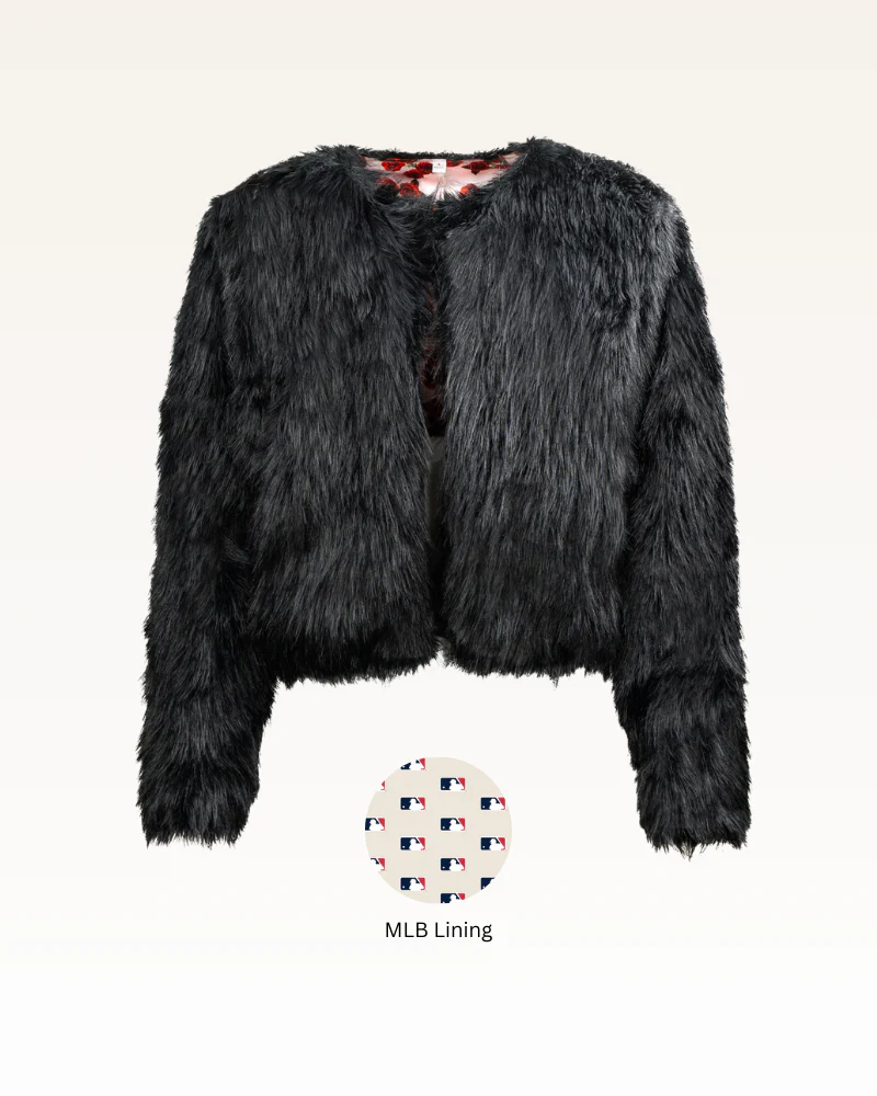Faux Fur (MLB Lined) Jacket - Image 5