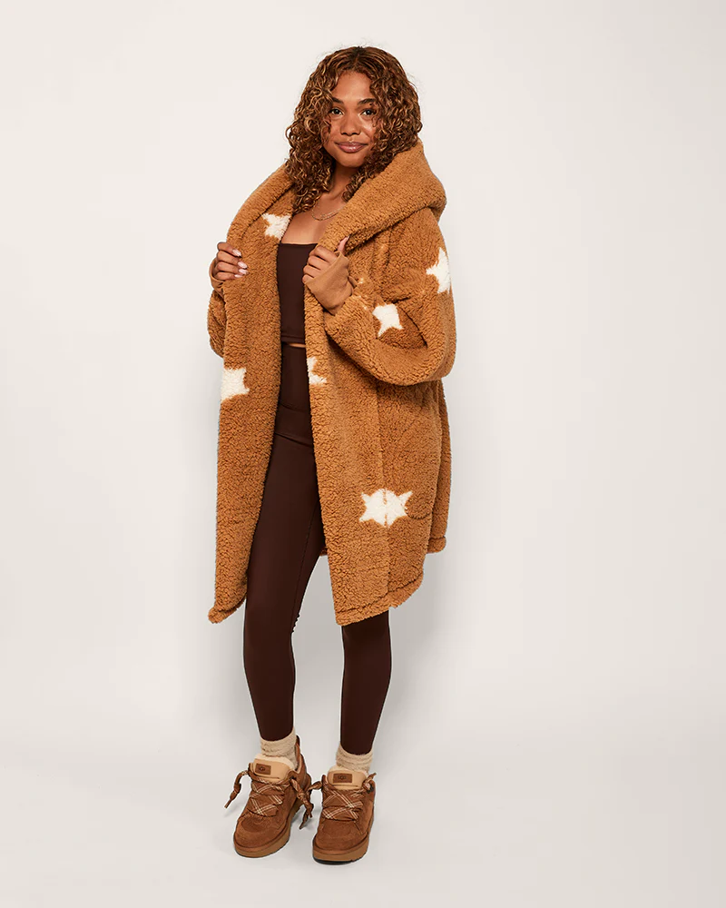 Classic Unisex Sherpa Lounger Jacket - Image 5
