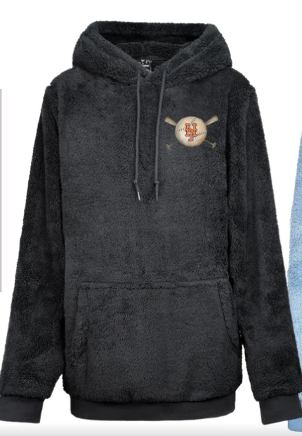 New York Mets x Jill Martin x Tiny Turnip Cross Bats Hoodie