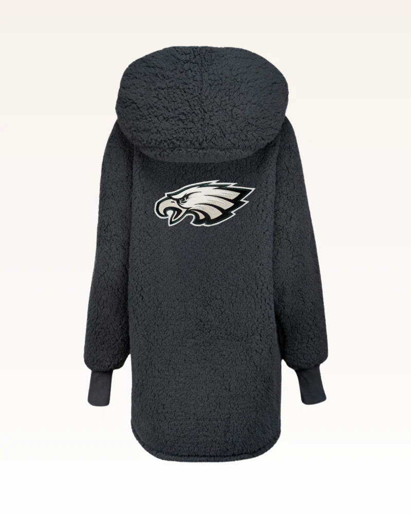 Philadelphia Eagles Sherpa Lounger Jacket - Image 6