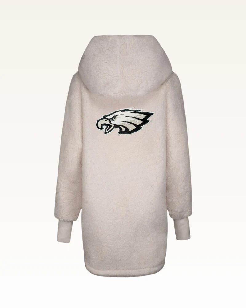 Philadelphia Eagles Sherpa Lounger Jacket - Image 6