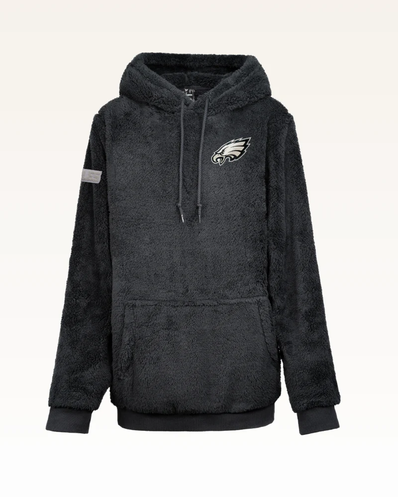 Philadelphia Eagles Remix Logo Sherpa Hoodie - Image 4