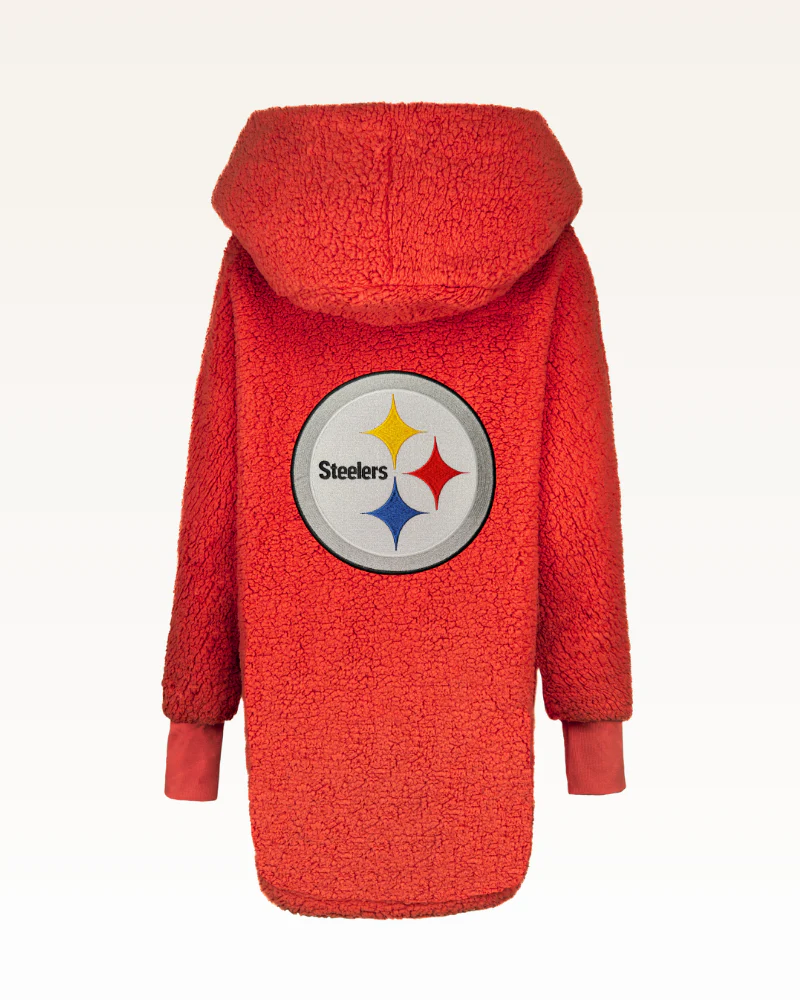 Pittsburgh Steelers Sherpa Lounger Jacket - Image 3