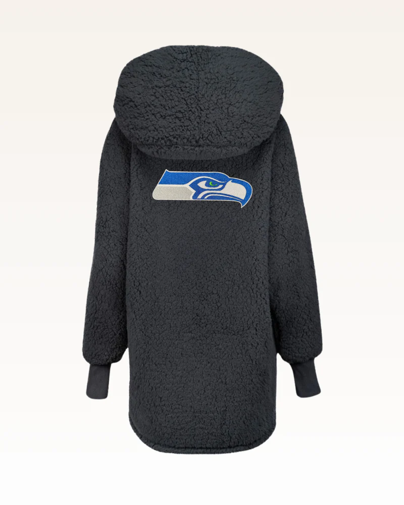 Seattle Seahawks Sherpa Lounger Jacket - Image 6