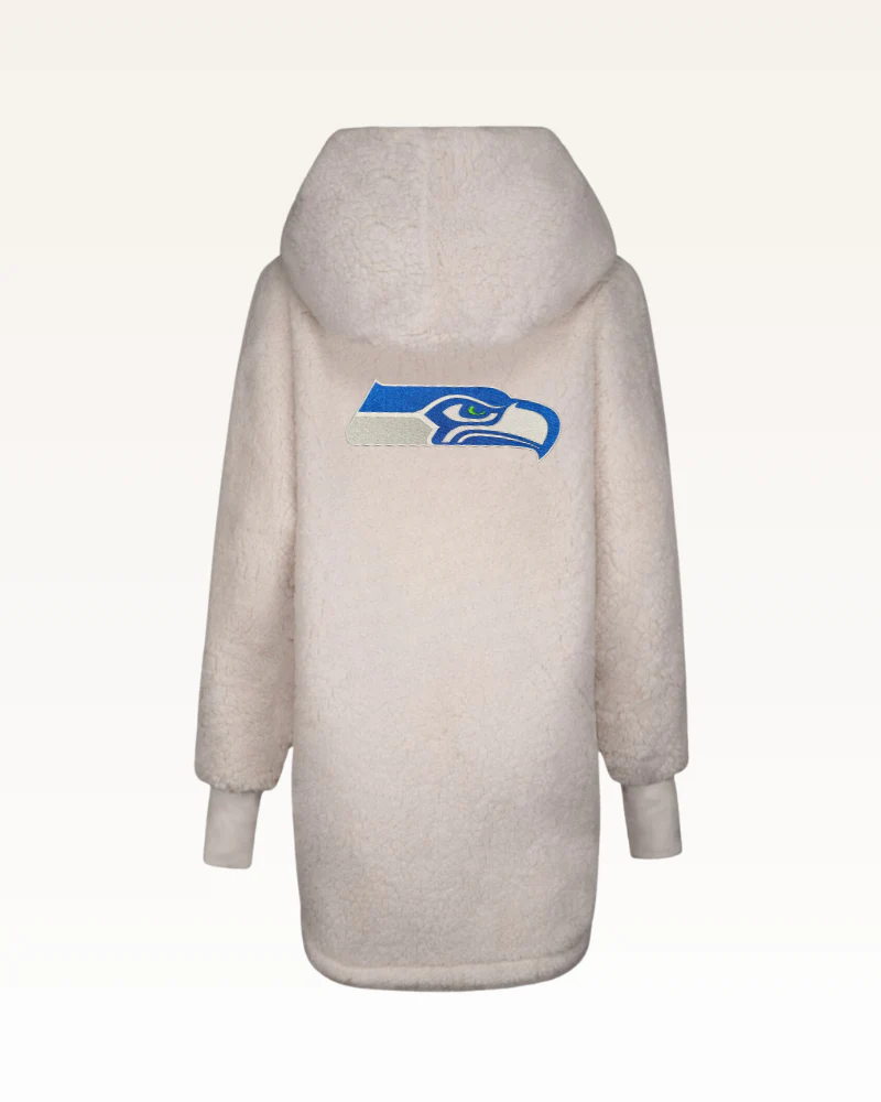 Seattle Seahawks Sherpa Lounger Jacket - Image 6