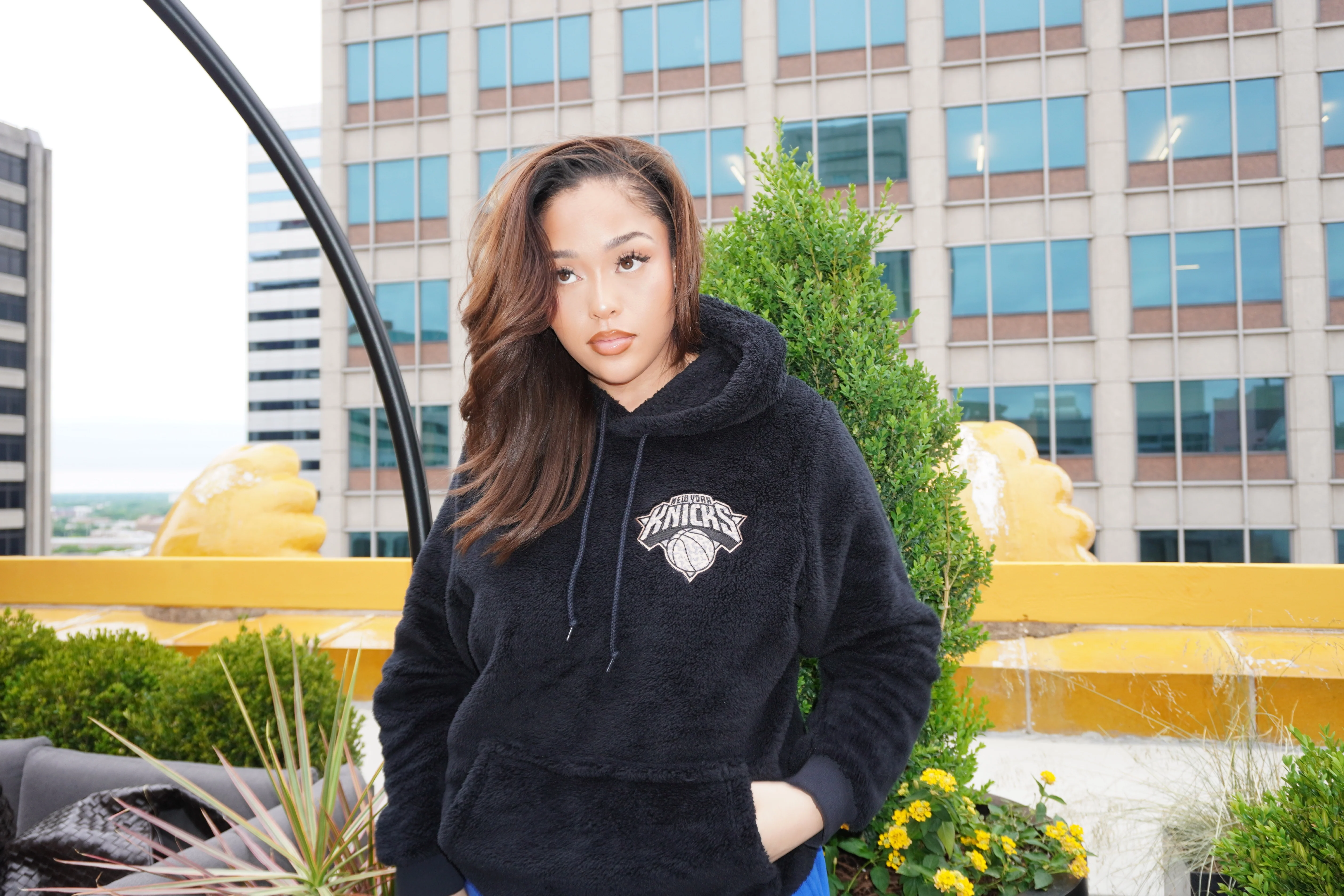 New York Knicks Leopard Logo Hoodie - Image 4