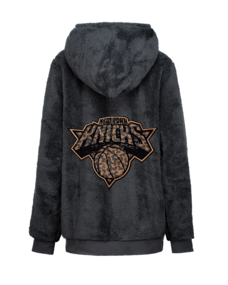 New York Knicks Leopard Logo Hoodie - Image 6
