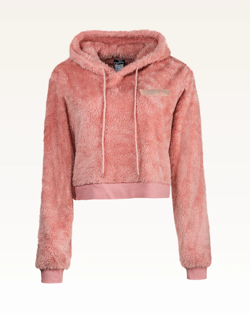 The Warrior Effect™ by Jill Martin Cropped Sherpa Hoodie - Image 4