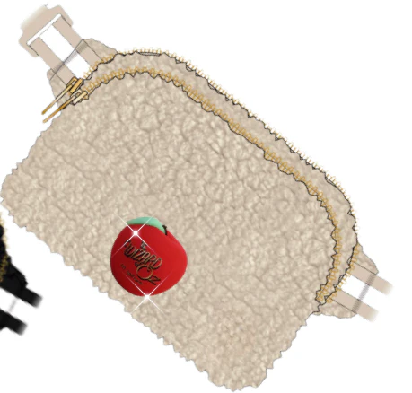 The Wizard of Oz at Sphere Bedazzled Apple Sherpa Fanny Pack