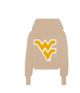 West Virginia University Logo Cropped Sherpa Lounger Jacket