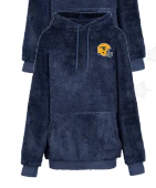 West Virginia University Logo Unisex Sherpa Hoodie