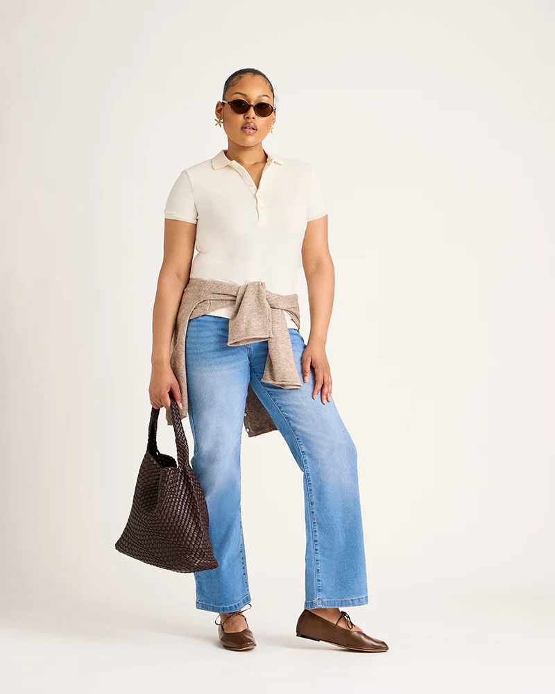 Women's Terry Polo - White - Image 9