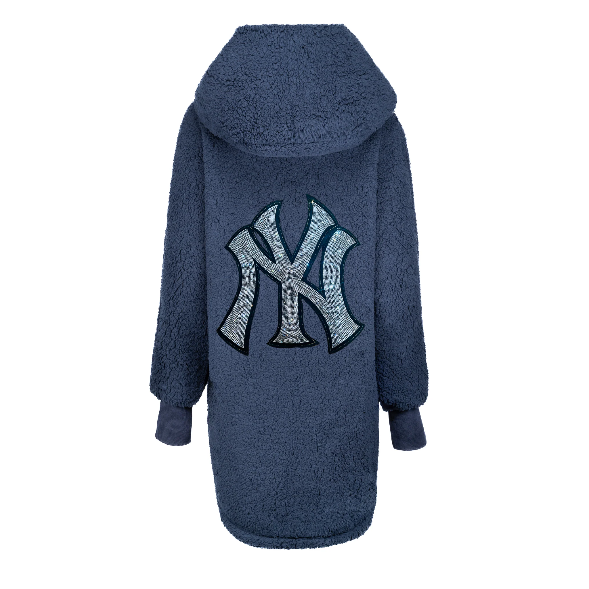 New York Yankees Bedazzled Sherpa Lounger Jacket - Image 3