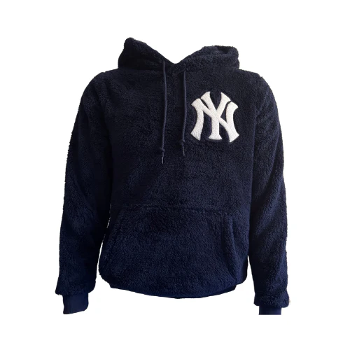 New York Yankees Chenille Logo Sherpa Hoodie - Image 4